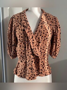 Roujeブラウス 38サイズ Rouje | Tops | Rouje Polka Dot Top Size 38 | Poshmark
